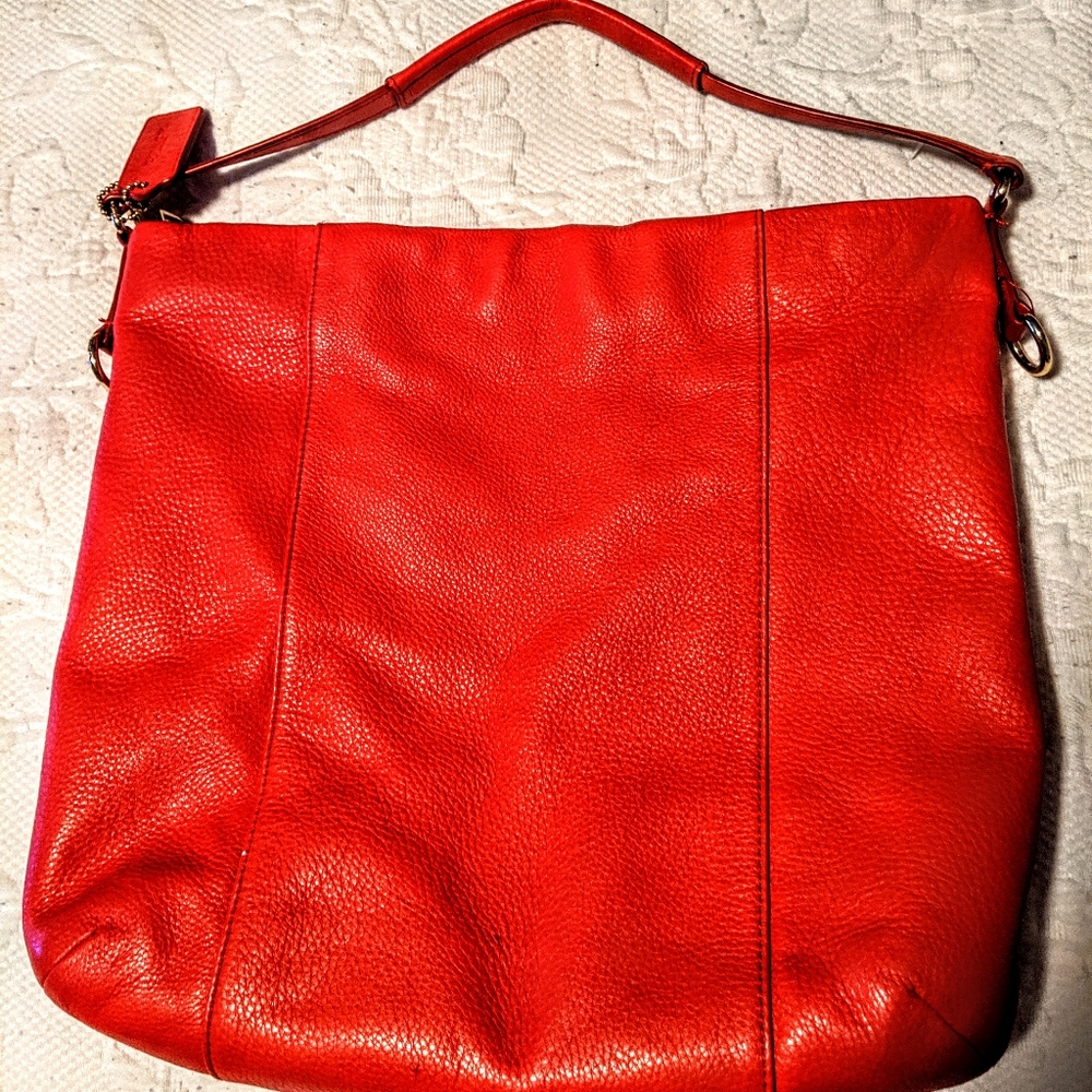 COACH pumpkin purse